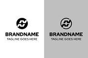 Letters NN Circle Simple Modern Logo, a Branding & Logo Template by Pray Art Design Studio (Thumbnail 1 of 2)