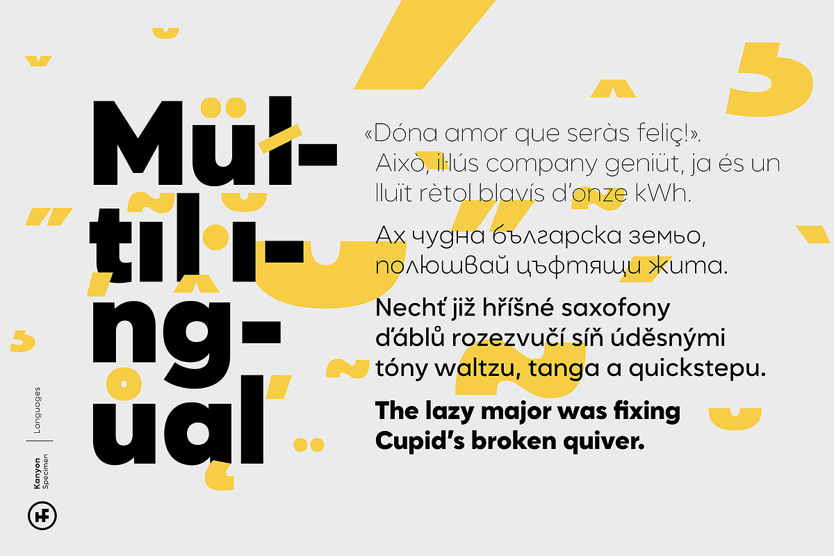 Kanyon Normal, a Sans Serif Font by Hurufatfont (Photo 15 of 15)