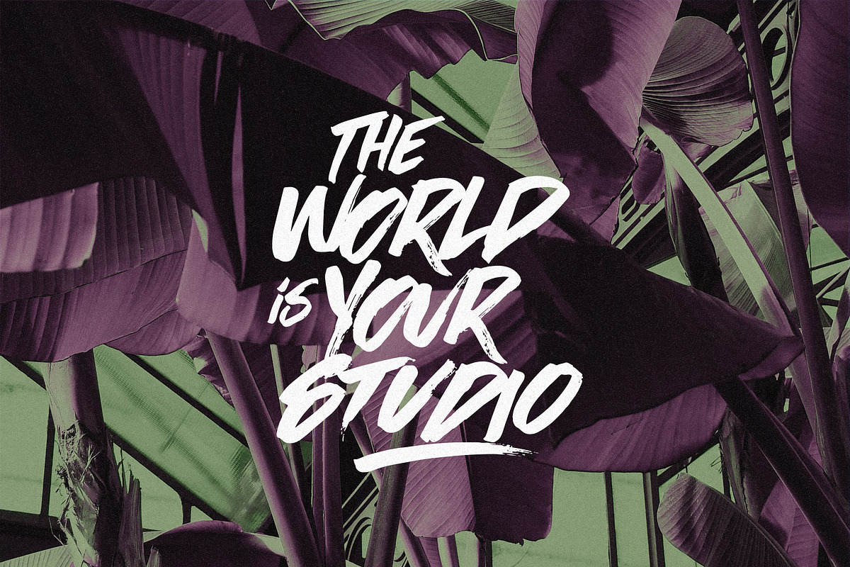 True Brush Font, a Script Font by Visual Blends (Photo 5 of 6)