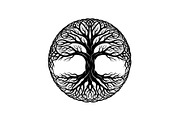 Sacred Tree of Life Vector Bundle, an Illustration by Designs_River (Thumbnail 3 of 51)