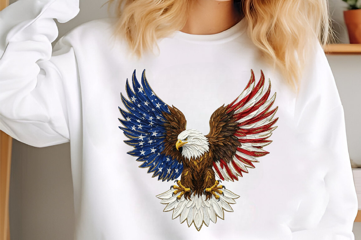 Brushstroke Patriotic American Eagle, an Illustration by designcity5 (Photo 3 of 9)