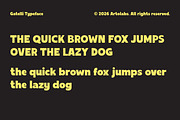 Gatelli | A Bold Geometric Sans Font, a Sans Serif Font by Artolabs (Thumbnail 2 of 9)