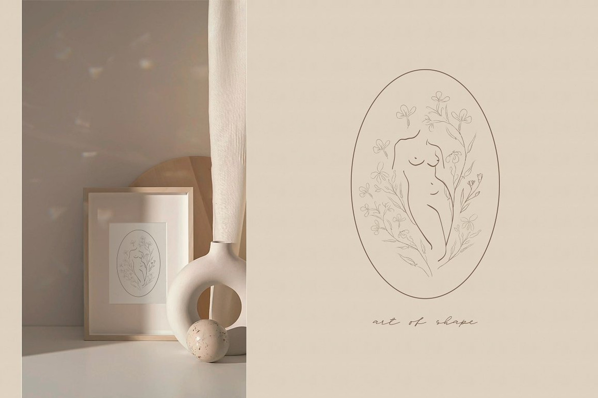 SALE Line Art Floral Graphic Bundle, a Graphic by Olya Creative (Photo 13 of 23)
