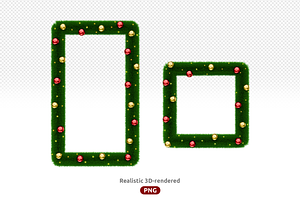 Christmas Frame Transparent PNG