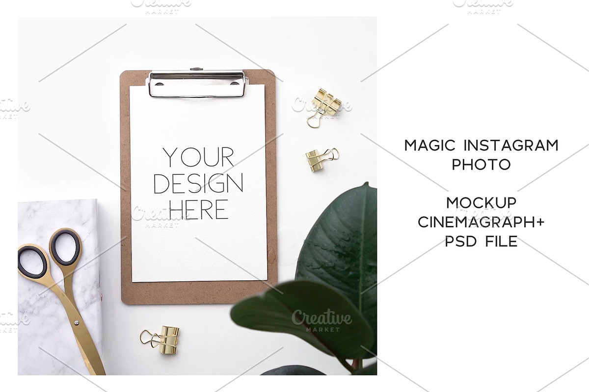 Animated Instagram photo. Mockup #16, a Social Media Template by Una Matison (Photo 2 of 3)