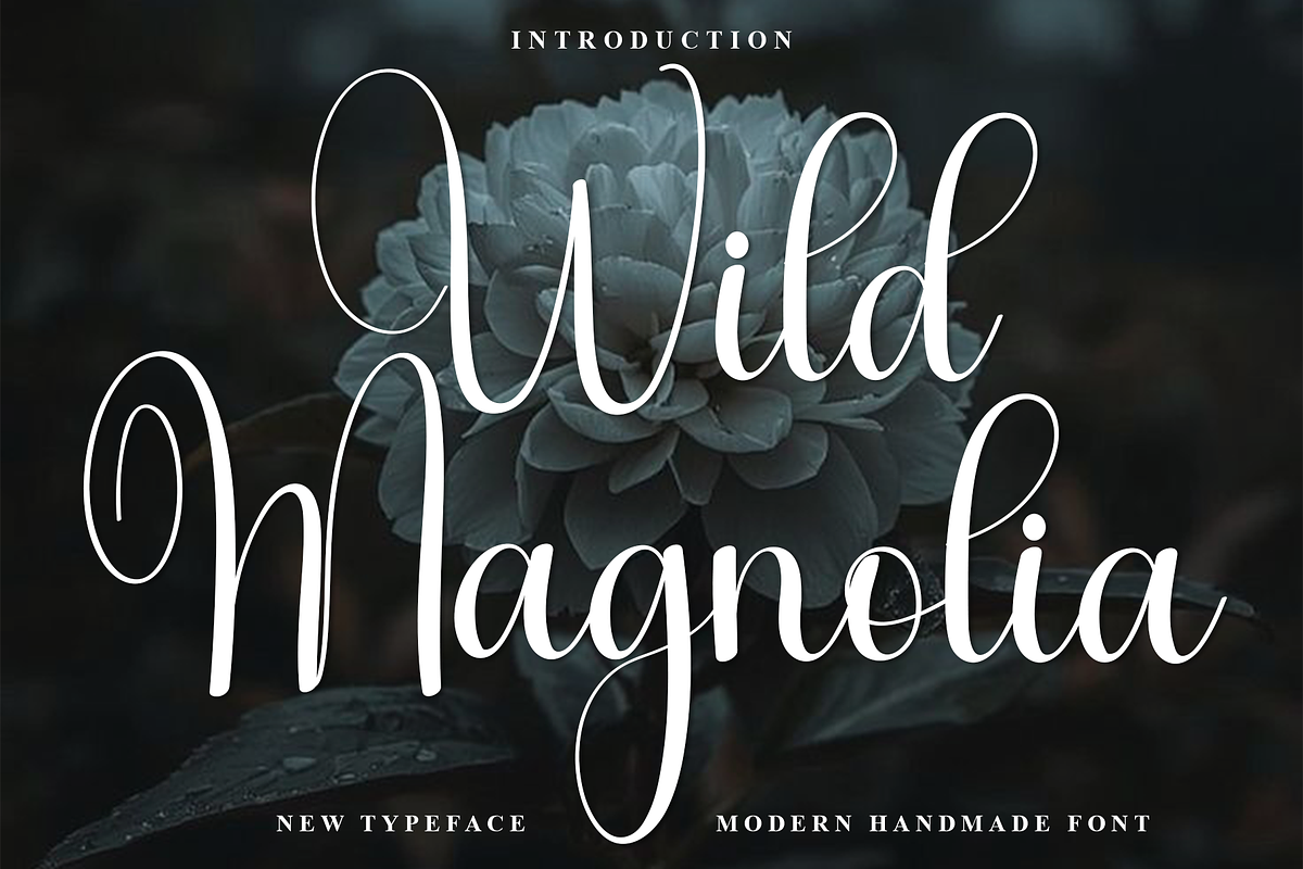 Wild Magnolia, a Handwritten Font by FreshTypeINK (Photo 1 of 8)