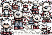 Christmas Polar Bear Lights Clipart, an Illustration by Sublimation Artist (Thumbnail 1 of 6)