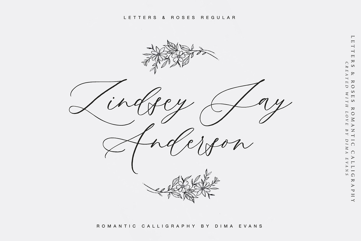 Letters & Roses Luxury Script preview 8