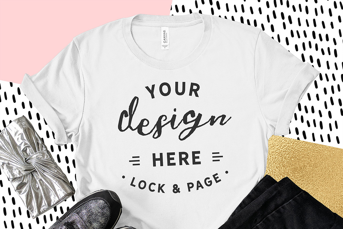 Bella Canvas 3001 Graphic Mockups, a Shirt Mockup by lock and page (Photo 3 of 65)