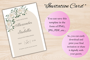 Elegant Wedding Invitation Template, an Invitation Template by Talentex Invitations (Thumbnail 2 of 4)