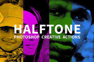 Color Halftone Creative Actions
