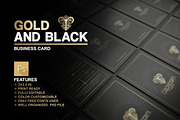 Gold And Black Business Card, a Business Card Template by Marvel (Thumbnail 1 of 5)