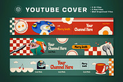 Youtube Cover Food Vlogger, a Social Media Template by graphicook (Thumbnail 2 of 3)