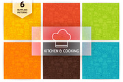 Kitchen & Cooking Seamless Patterns, a Pattern Graphic by Anna_leni (Thumbnail 1 of 7)