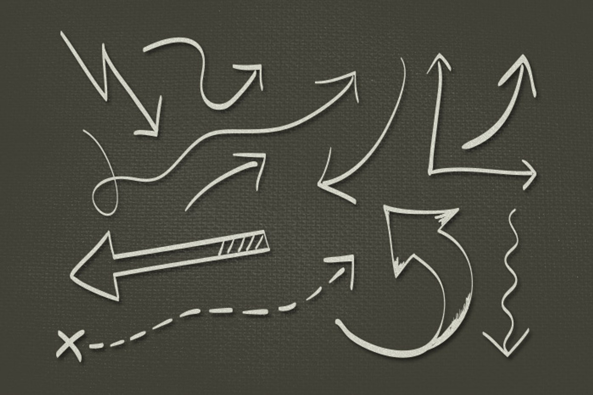 Hand Drawn Arrows preview 2