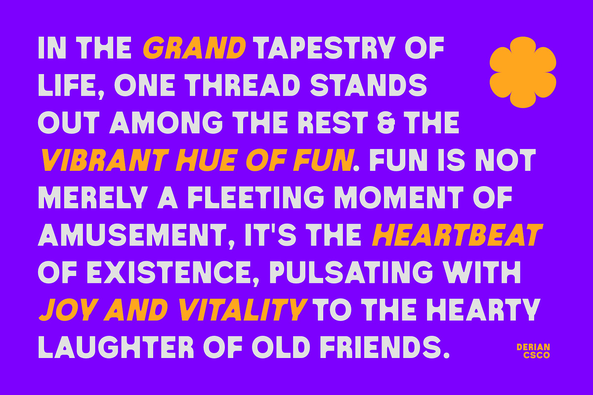 Derian – Contemporary Font, a Sans Serif Font by Craft Supply Co. (Photo 2 of 8)