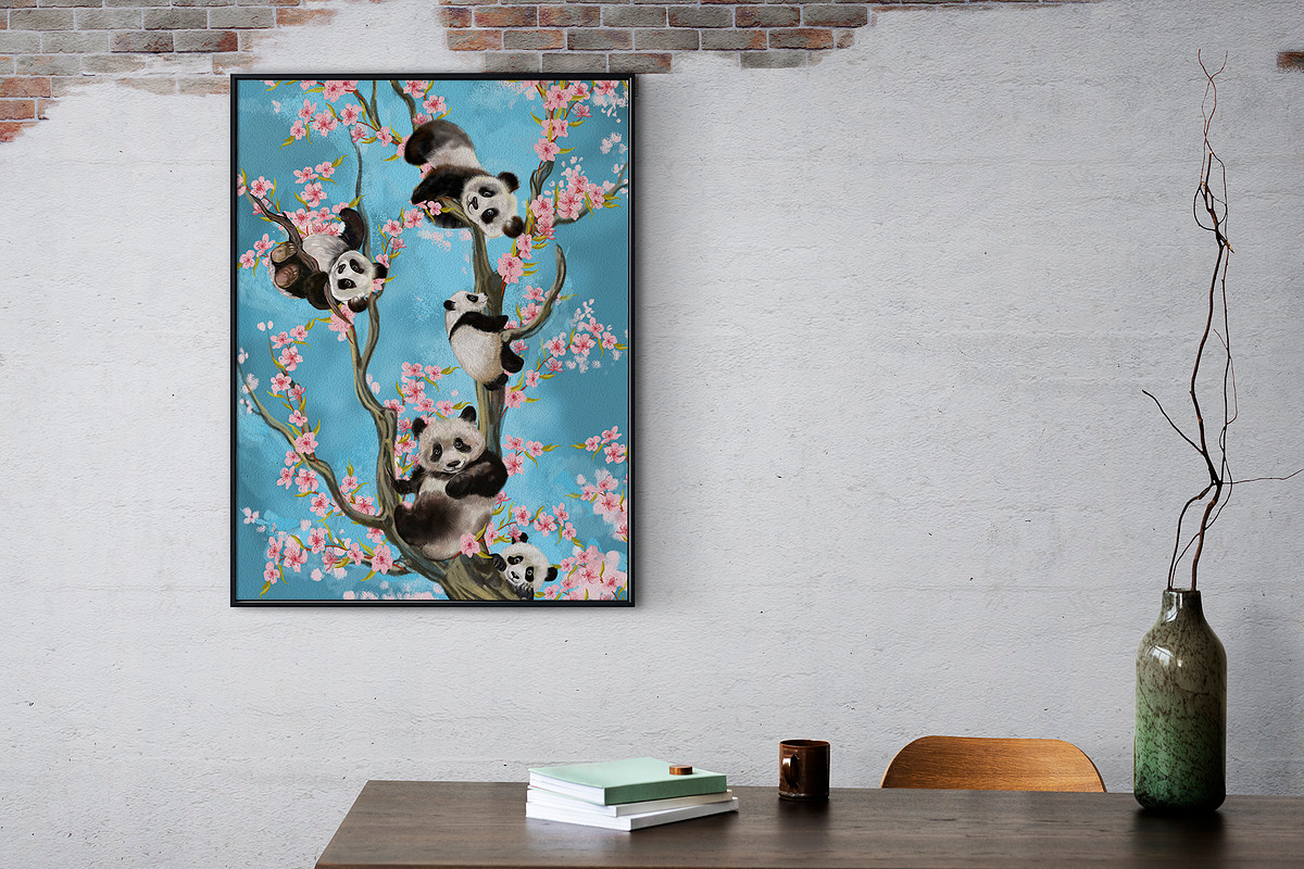Panda clipart, PNG Amimals, an Animal Illustration by MitrushovaArt (Photo 8 of 8)