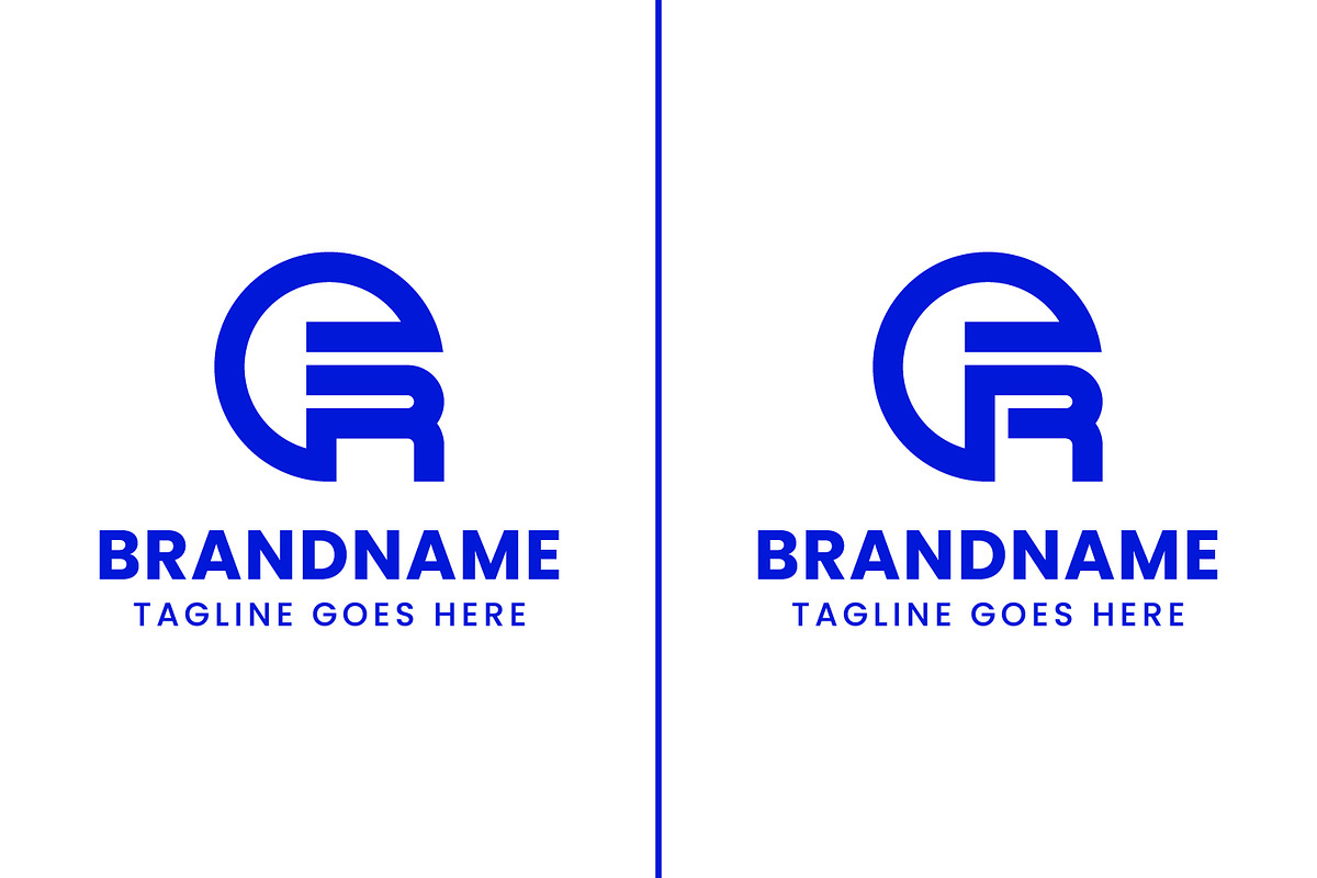 Letters ER Monogram Logo, a Branding & Logo Template by Pray Art Design Studio