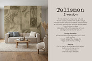 Zeria watercolor abstract wall mural, a Wallpaper Graphic by Timofi Art (Thumbnail 7 of 19)