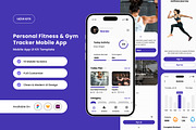 Zenna - Gym & Fitness Tracker App, an App Template by twinstd (Thumbnail 1 of 5)