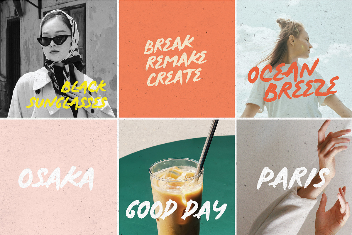 Natural Sunset, a Sans Serif Font by etigletters (Photo 4 of 10)