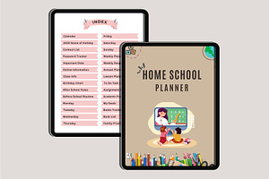 2025 Digital Home School Planner