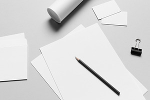 Branding stationery mockup JPEG, an Abstract Photo by Shablon