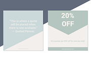 Clean and Minimal Instagram Posts, a Social Media Template by Hunt Family Design (Thumbnail 4 of 7)