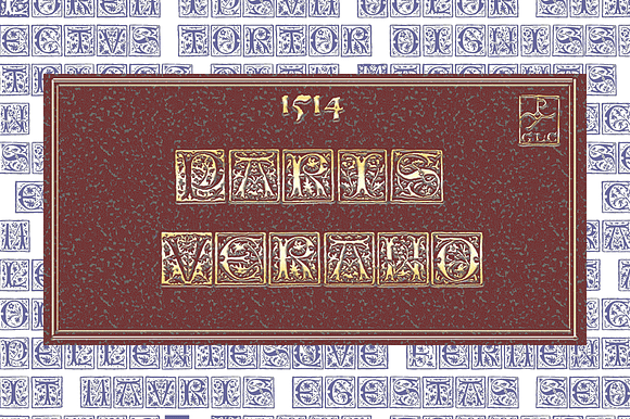 1514 Paris Verand Initials preview 5