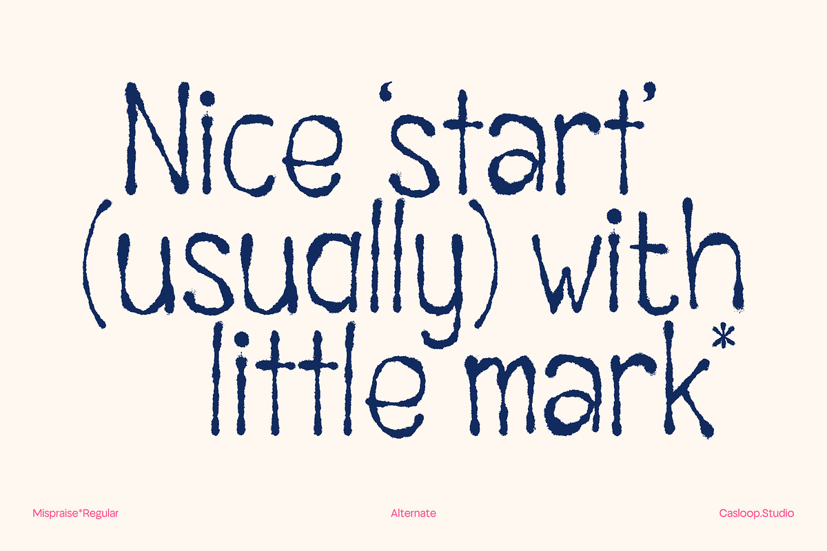 Mispraise – Marker All-Caps Font, a Handwritten Font by Casloop Studio (Photo 7 of 10)