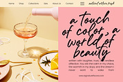 Chastel Reid Modern Handwritten, a Script Font by Letterena Studios Script (Thumbnail 2 of 10)