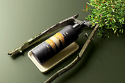 Dark Plastic Cosmetic Mockup Bundle, a Cups & Container Mockup by pmvch (Thumbnail 54 of 111)
