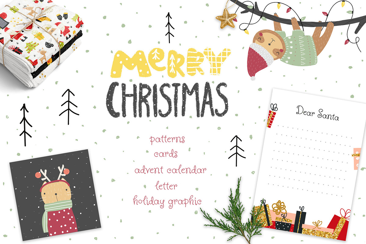 Merry Christmas!, an Animal Illustration by Viktoria Siarova (Photo 1 of 6)