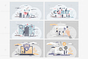 18 Web Technology Concepts, a Person Illustration by VectorMine (Thumbnail 4 of 8)