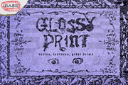GLOSSY PRINT. Grunge action(V. base), an Action Add-On by Textexp (Thumbnail 1 of 12)