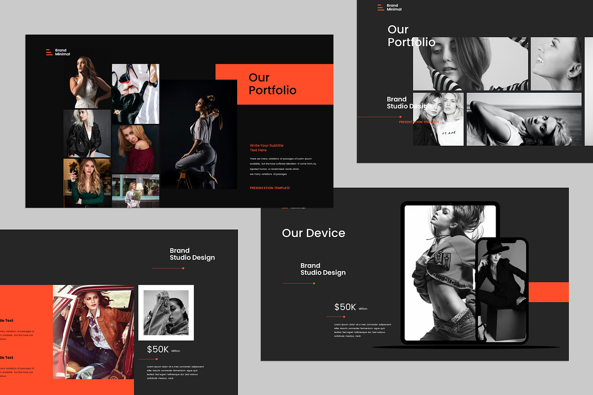 Brand Minimal Presentation Template, a Presentation Template by Creative-Work (Photo 4 of 9)