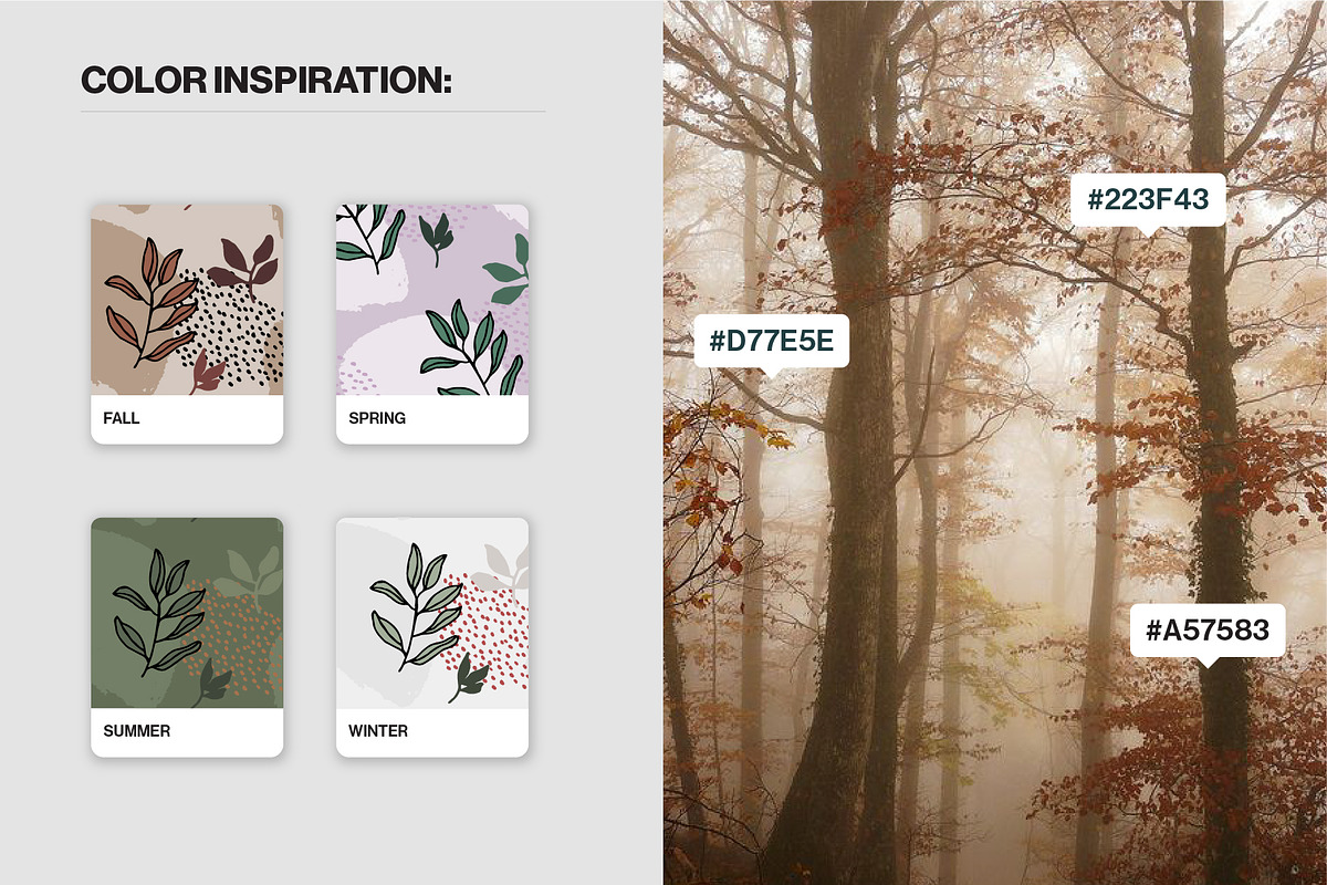 Crisp Autumn Pattern Maker, a Pattern Graphic by Swatch Supply