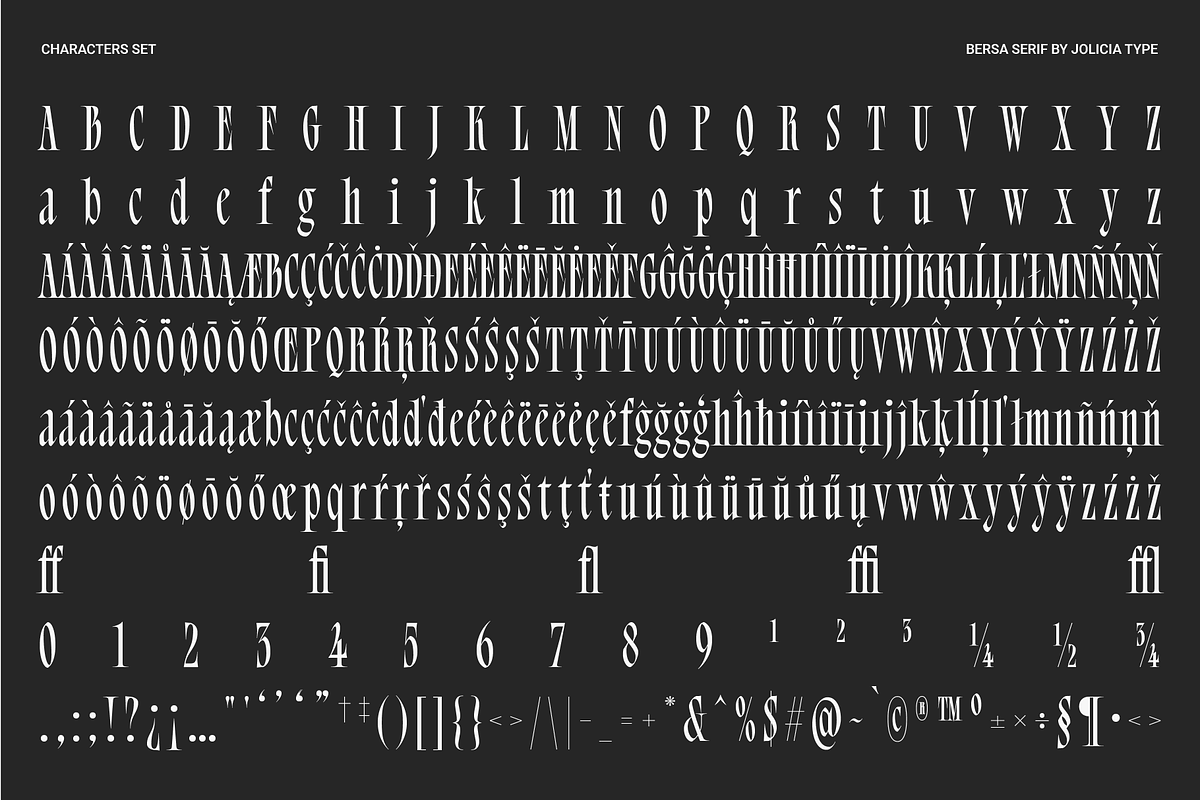 Bersa Serif | Narrow Serif, a Serif Font by Jolicia Type (Photo 13 of 16)