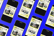 Abstract Home For Sale Flyer Set, a Flyer Template by Aiyari Graphic (Thumbnail 2 of 3)