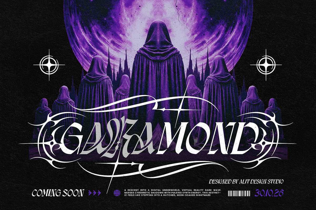 Sectra Chrome Typeface, a Blackletter Font by alit design (Photo 4 of 17)
