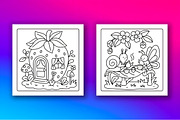 Tiny Gardens Cute & Comfy Book, a Decorative Illustration by Design Station (Thumbnail 2 of 4)