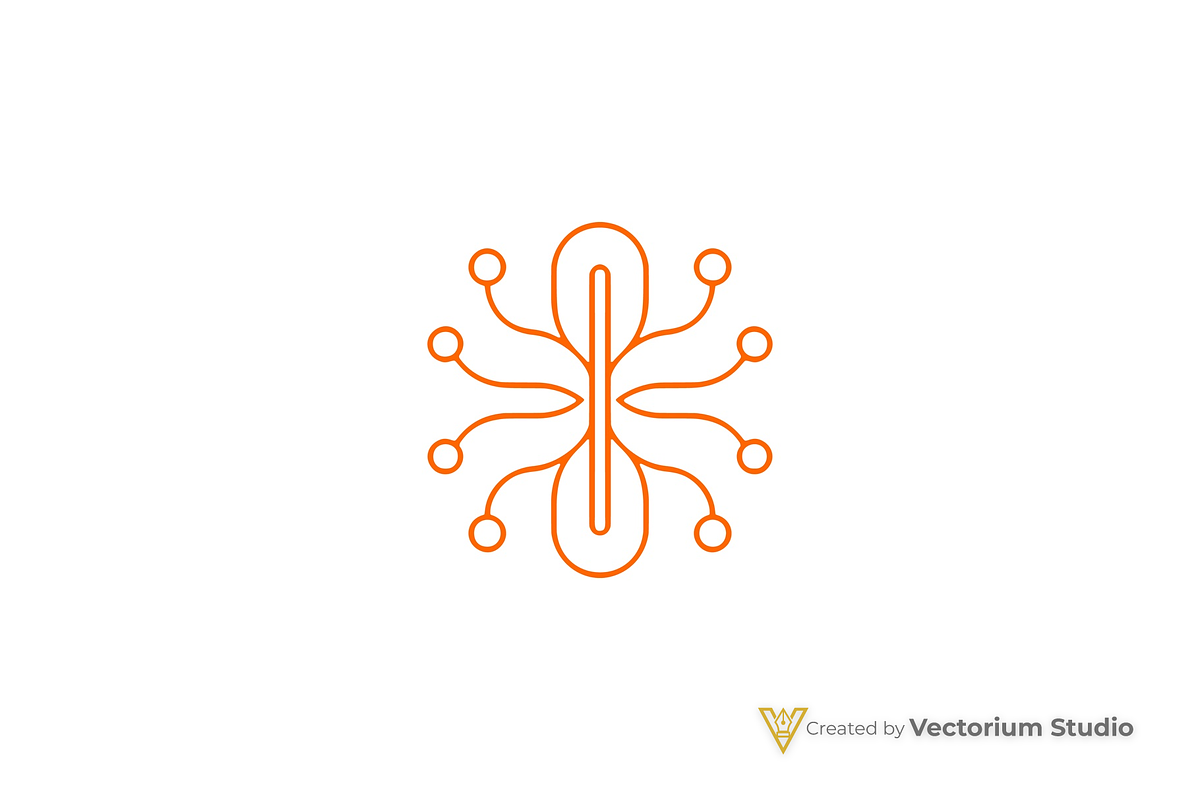Abstract Blue Tech Logo, a Branding & Logo Template by Vectorium Studio (Photo 13 of 16)
