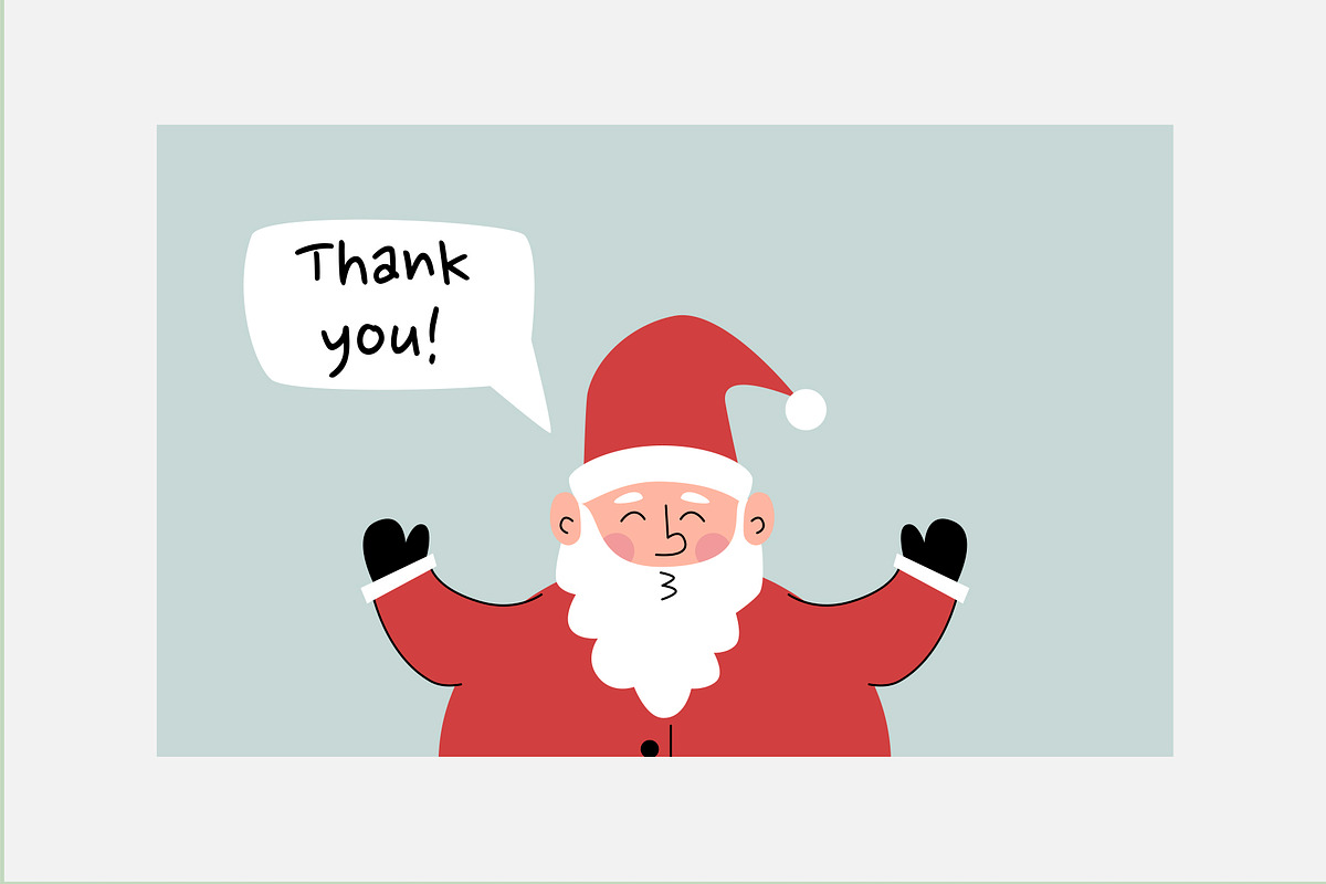 The Santa Trio clipart Collection, an Illustration by svetlatek (Photo 10 of 10)