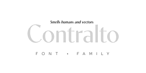 Contralto, a Sans Serif Font by Synthview Type Design