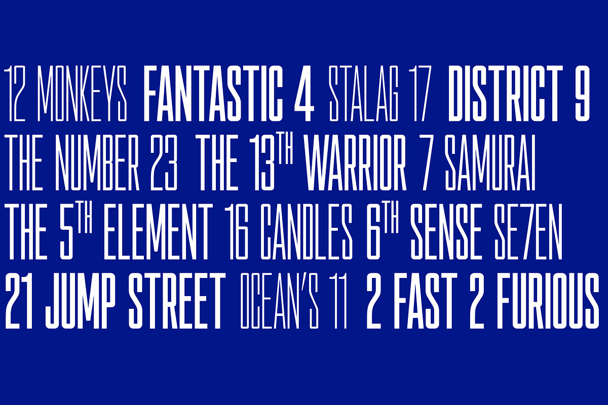 Compressed Jam, a Sans Serif Font by JAM Type (Photo 12 of 12)