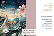 World In A Cup Illustrations, a Decorative Illustration by The Dutch Lady Designs (Thumbnail 4 of 7)