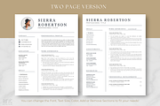 Professional Resume Template -Sierra, a Resume Template by AntDesignStudio (Thumbnail 3 of 9)