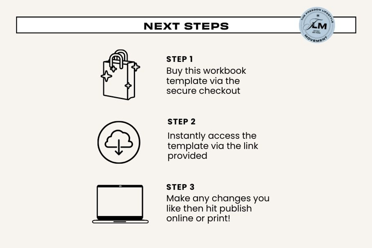Course Workbook - White Luxe, a Templates & Theme by Freedom Business Shop (Photo 10 of 10)