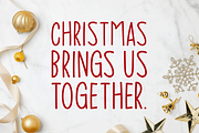 Christmas Blessings Typeface, a Handwritten Font by Seemly Fonts (Thumbnail 5 of 5)