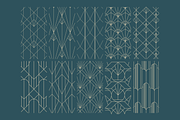 Geometric Art Deco Patterns, a Pattern Graphic by Firowerk (Thumbnail 8 of 9)